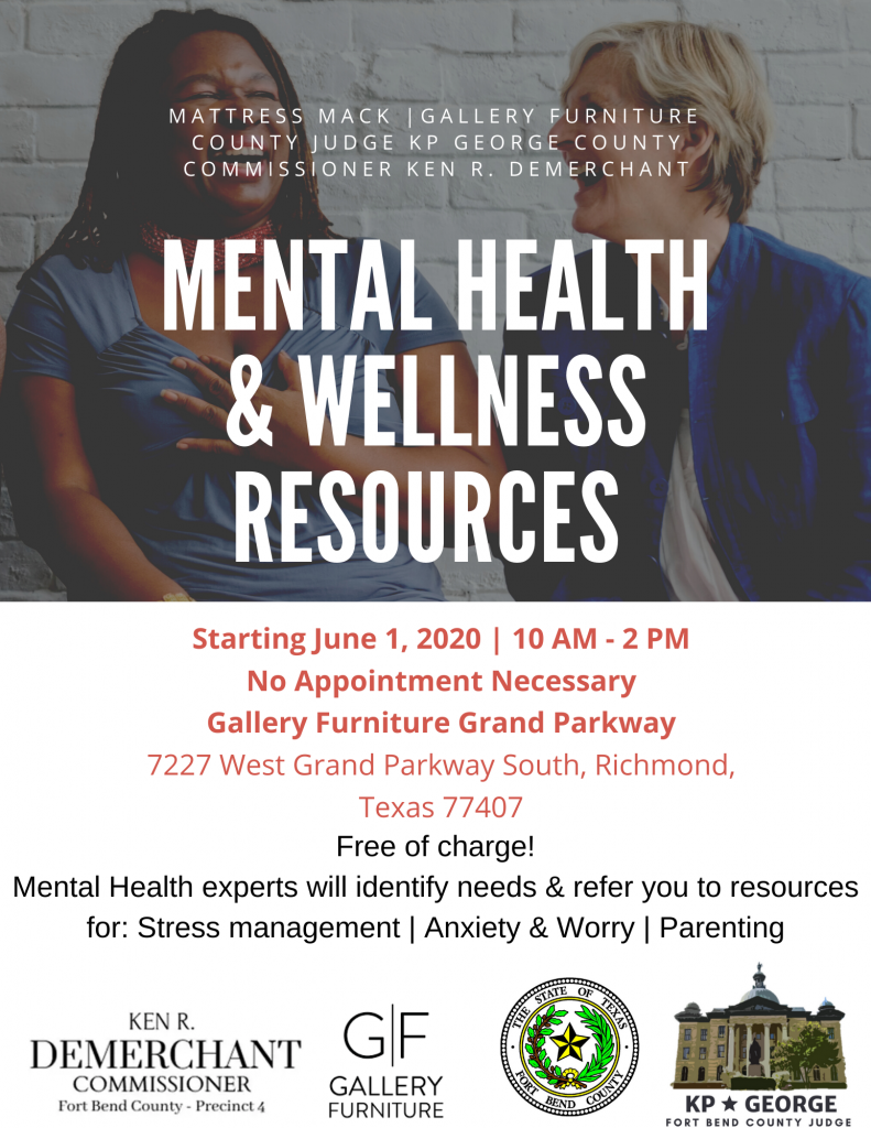 Free Mental Health Wellness Resources For Fort Bend County Residents 